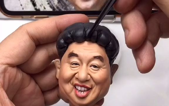 【捏塑】于谦手工捏泥人--于谦老师!