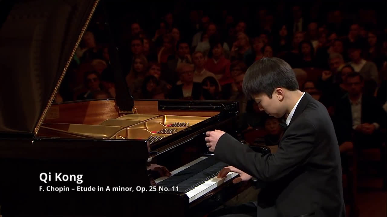 [图]Qi Kong – Etude in A minor Op. 25 No. 11 (first stage)肖邦练习曲