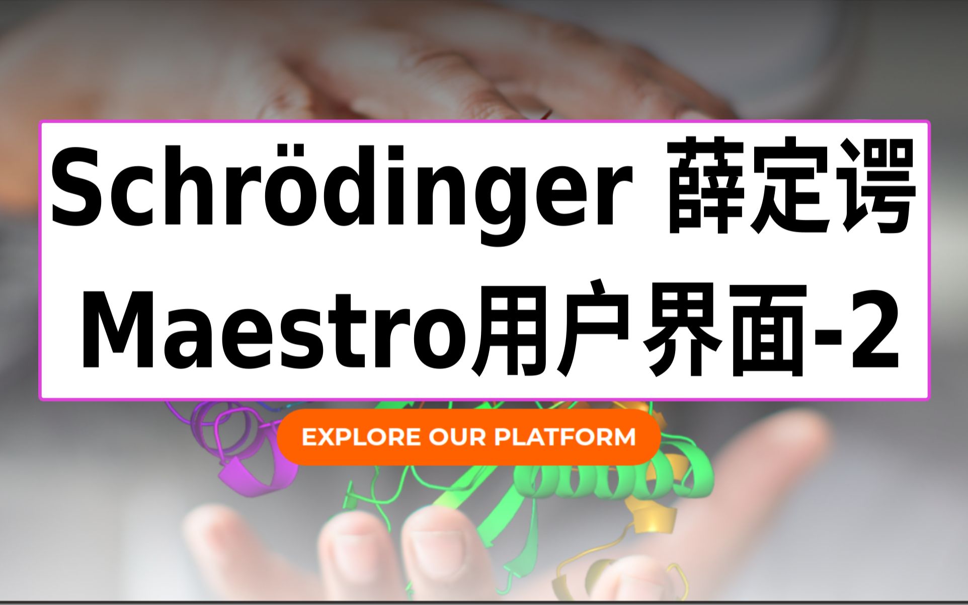 薛定谔 Maestro用户界面 | 结构编辑 | 测量距离角度哔哩哔哩bilibili