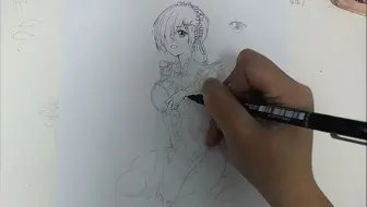 【手绘漫画】又萌又辣的蕾姆，你爱了吗？