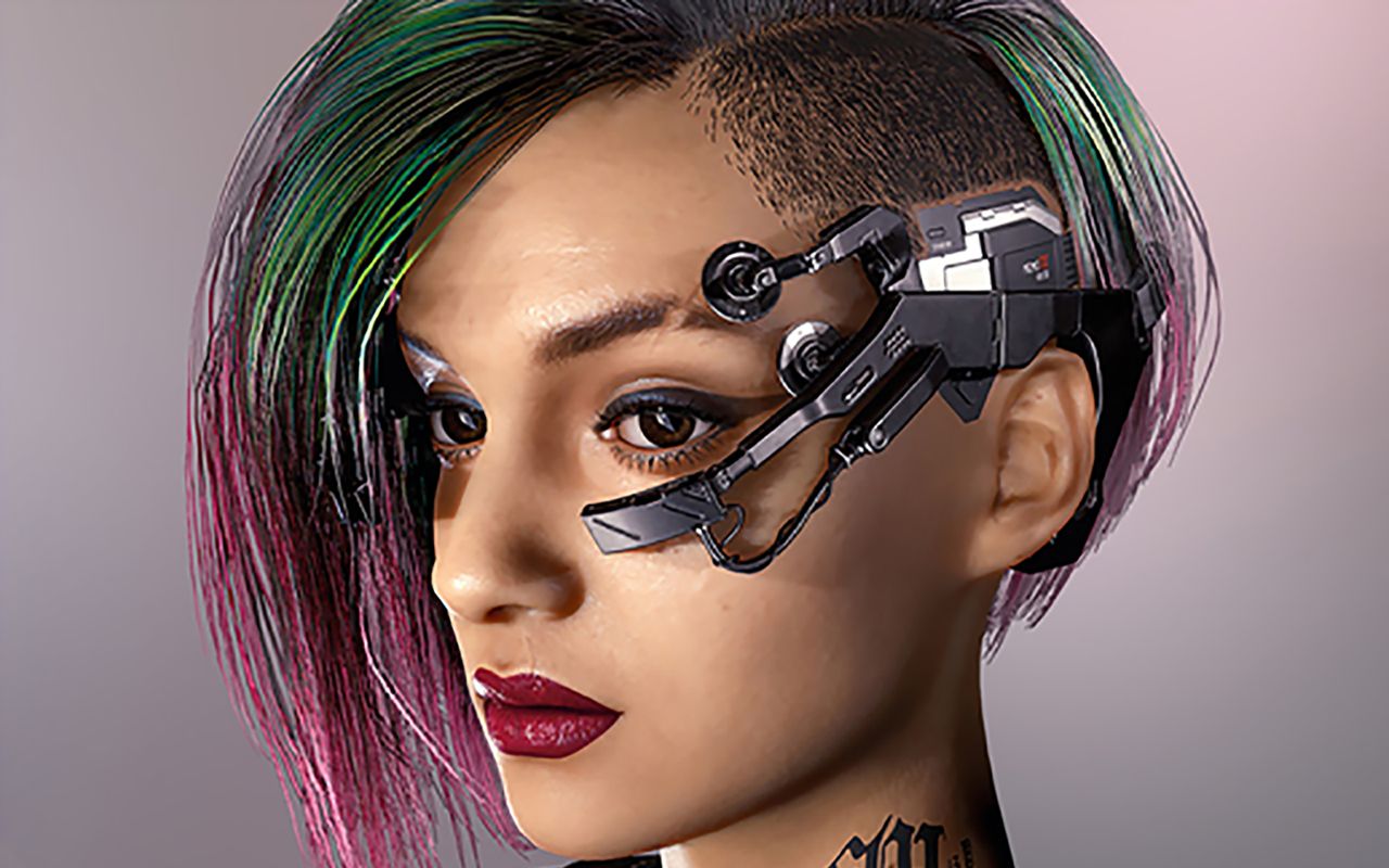 赛博朋克2077尝试还原一个小姐姐