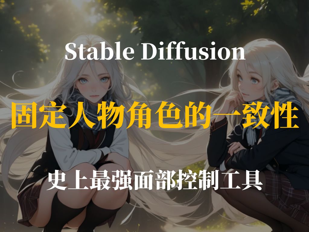 【Stable Diffusion】SD保持人物角色一致性,用法最强解析,一键设定人物长相!哔哩哔哩bilibili