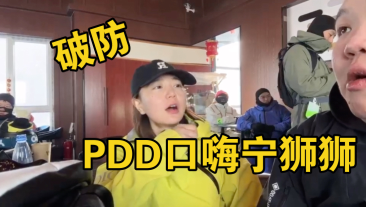 pdd口嗨宁狮狮遭小拳头疯狂攻击,宁狮狮直接破防