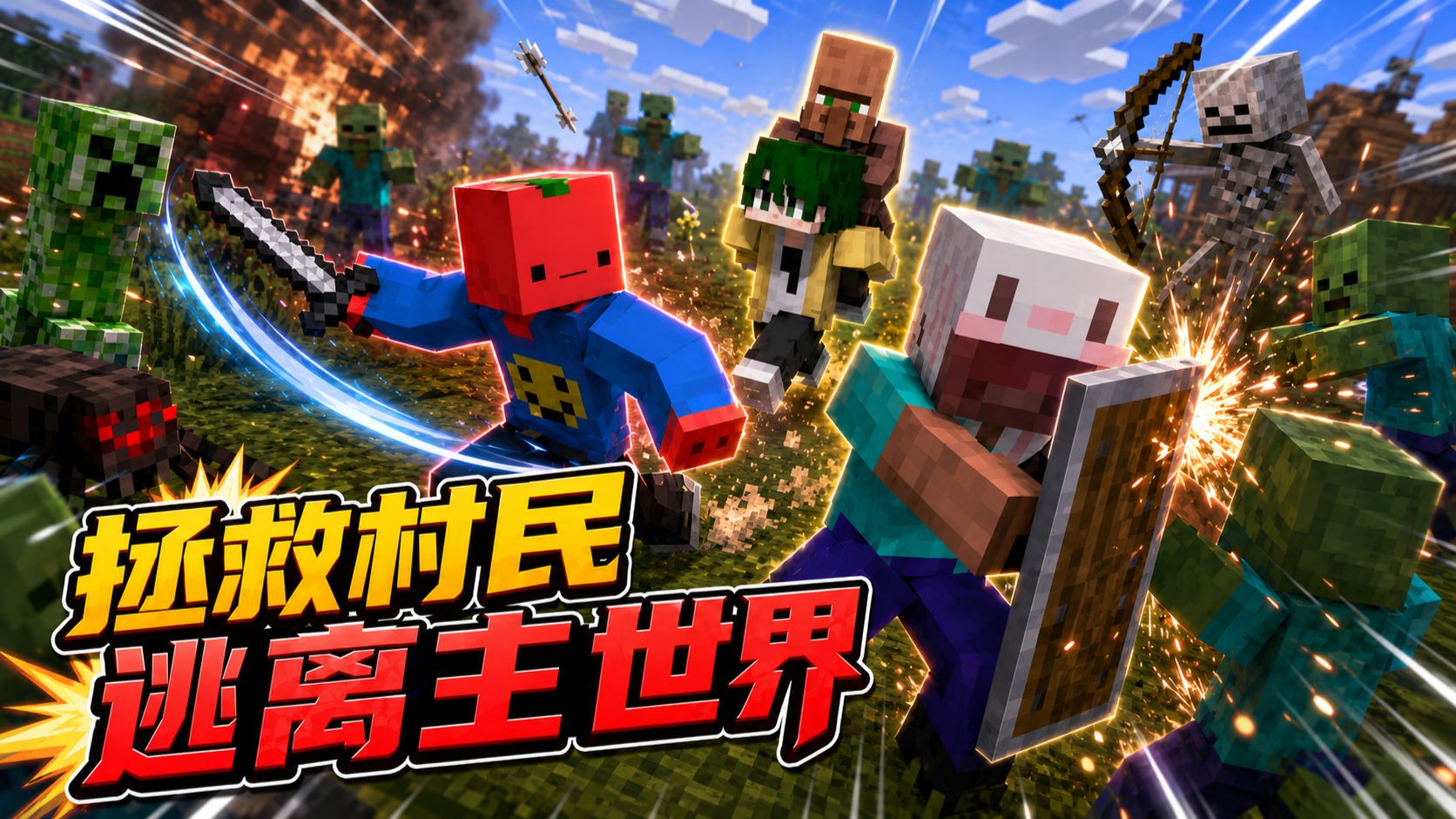 当村民成为了MC的唯一救世主！