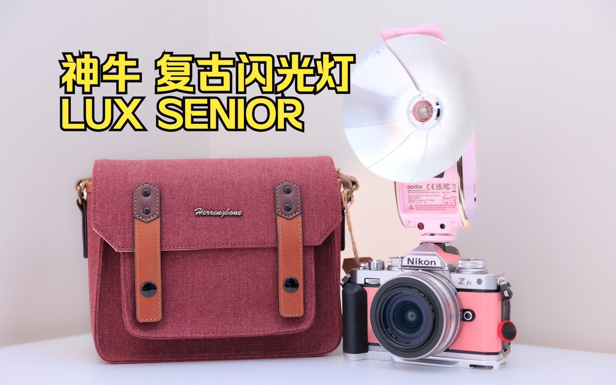 【8K】神牛 GODOX LUX SENIOR 超好用的 复古闪光灯  极东银月摄影刹那线哔哩哔哩bilibili