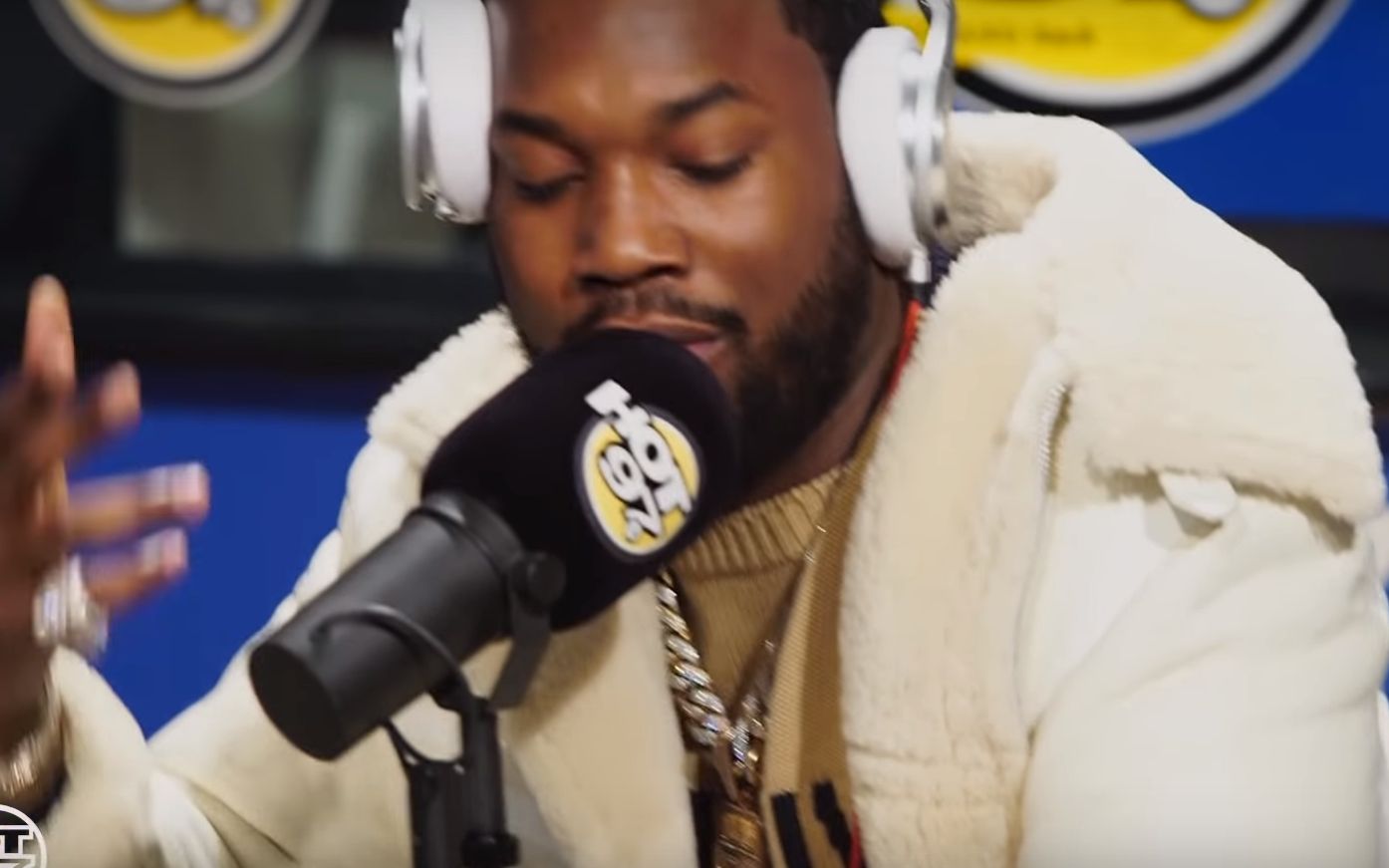 meekmill做客hot97fm谈关于与drake和好现场freestyle