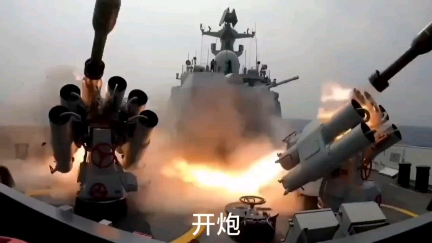 震撼原声 , 解放军台海实弹演习,全程火力覆盖,统一是唯一的出路!