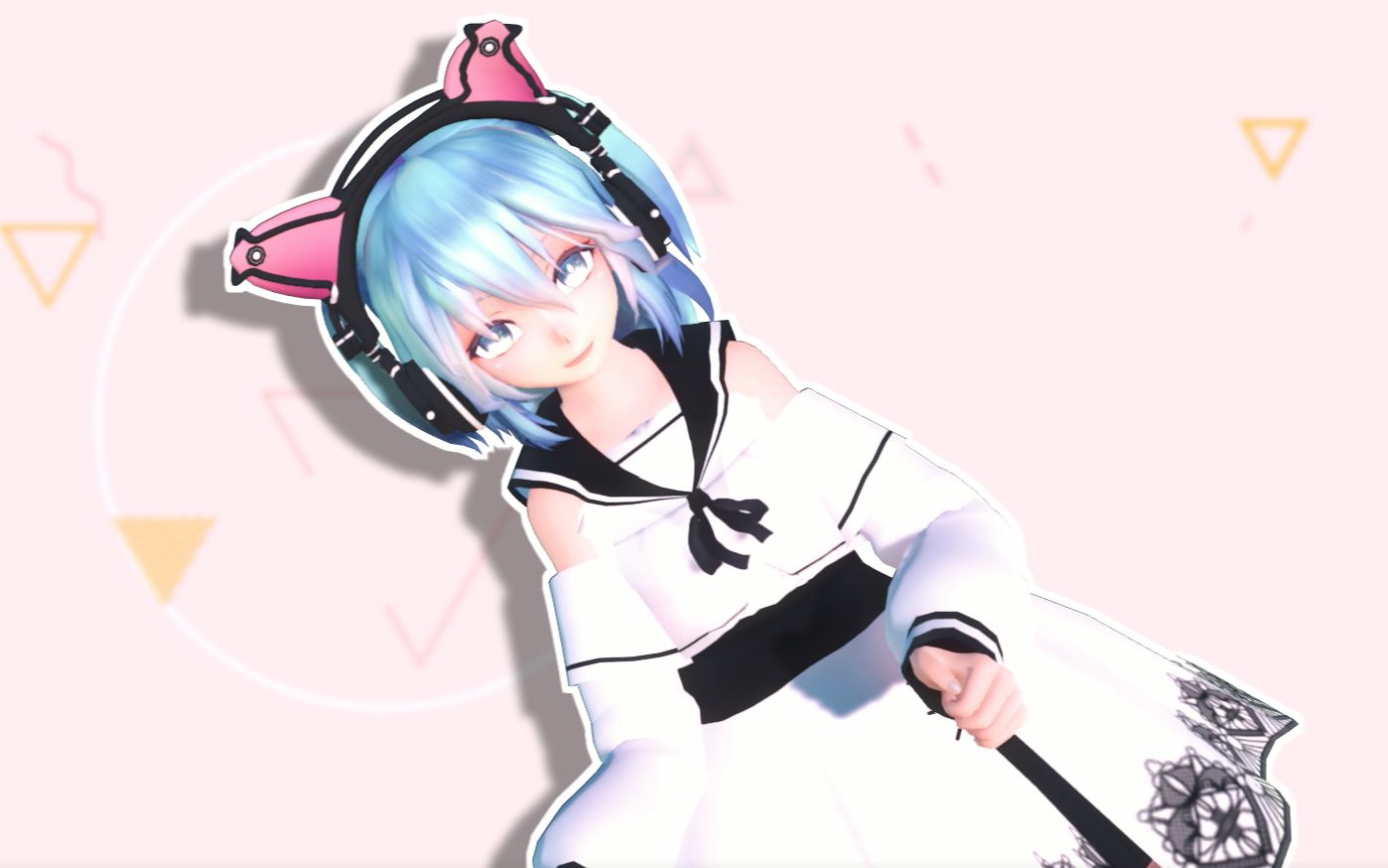 初音未來mmd貓耳水手服初音お気に召すまま皆大歡喜