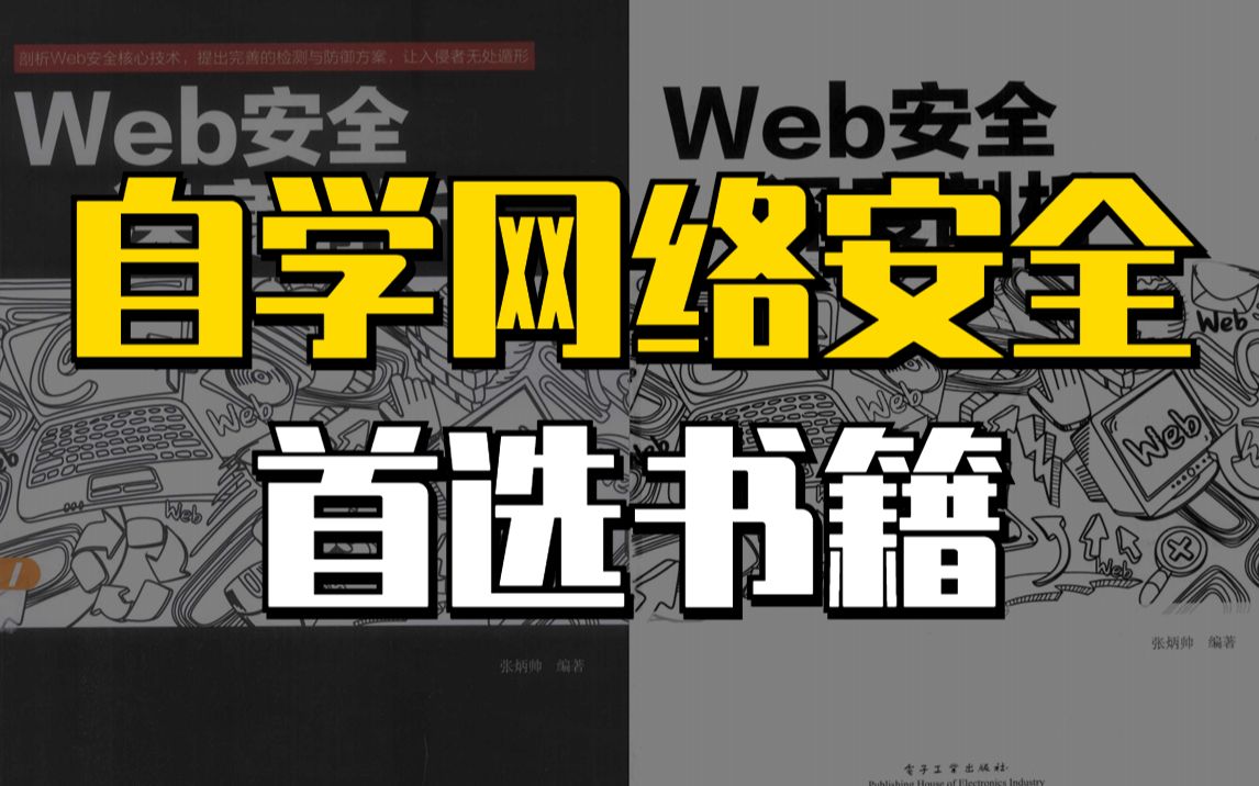 【首推】这绝对是最适合新手入门的Web安全书籍!!!网络安全/信息安全/渗透测试/web安全哔哩哔哩bilibili