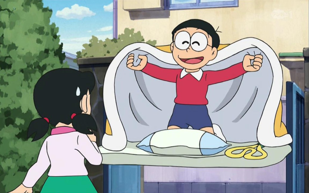 哆啦a梦:大雄让静香进自己被窝,梦游中当着静香面脱裤子撒尿