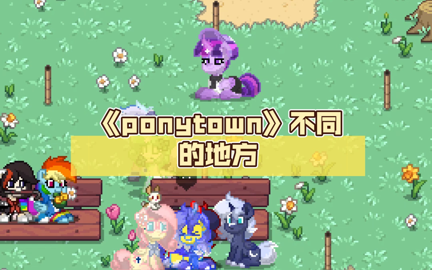 《ponytown》不同的地方,不同的介紹