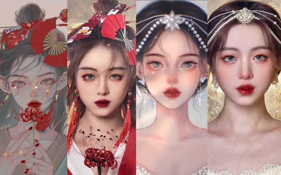 画中人仿妆|1:1还原手绘图,人变画还是画变人?