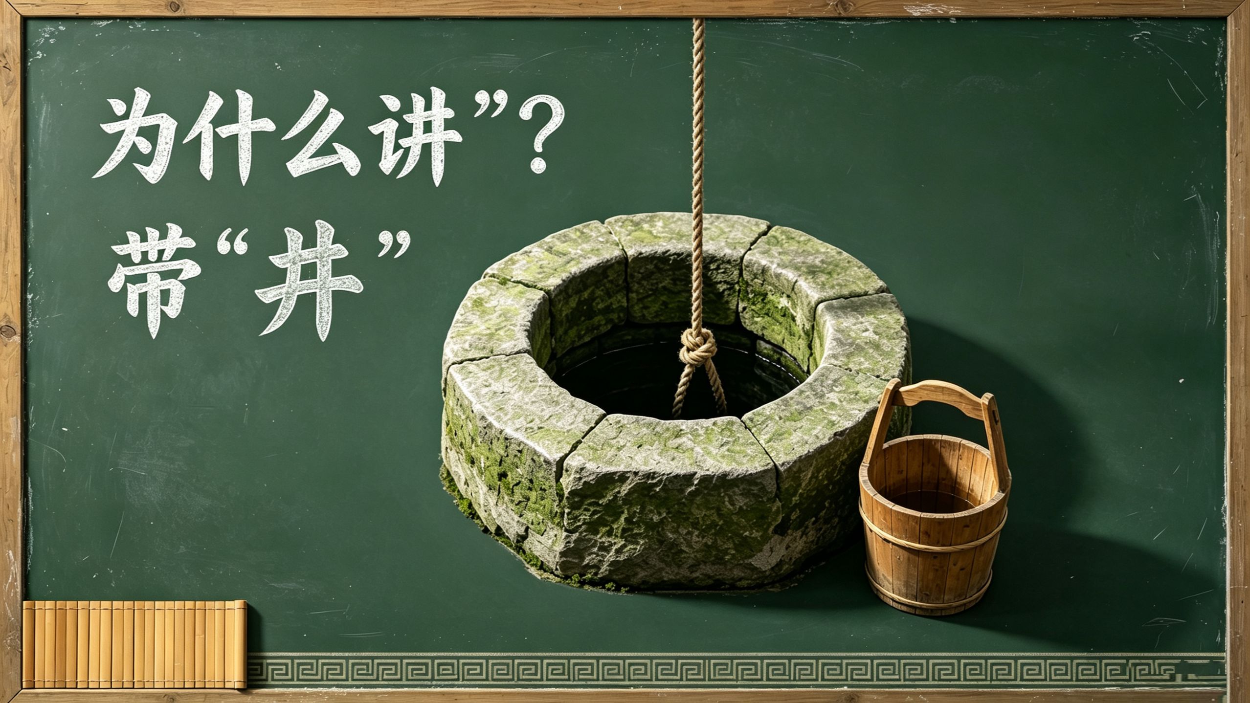 “讲”字里面为什么加个井？ “冓”字根：构 沟 购 讲 篝 遘