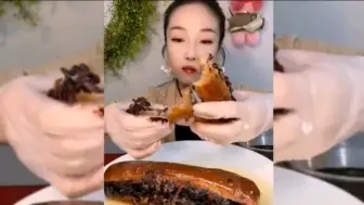 Download Video: 盘点全网美食主播吃油炸面包，仔细看到最后