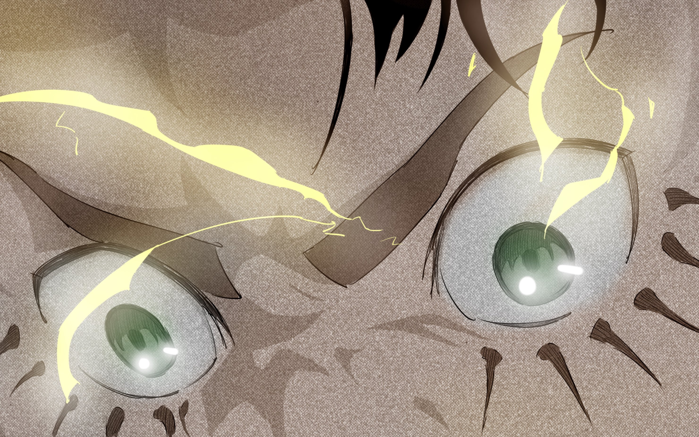 艾伦变身巨人眼部特写绘画步骤