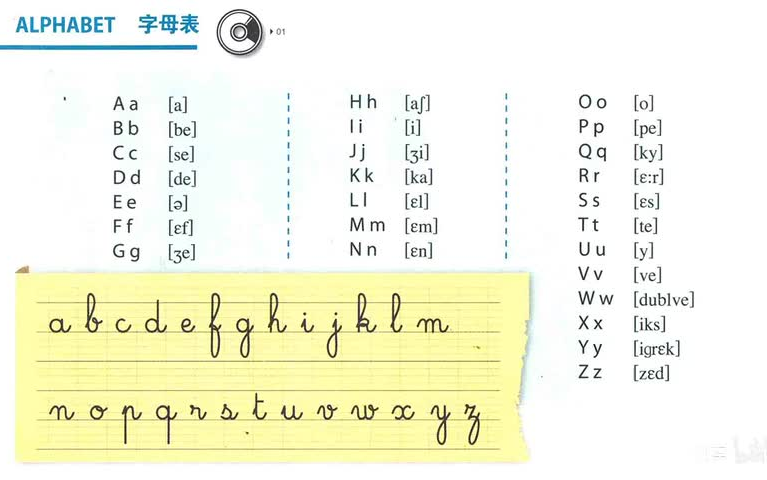 [图]【入门法语】《你好法语A1》完整精讲合集,音频＋文本