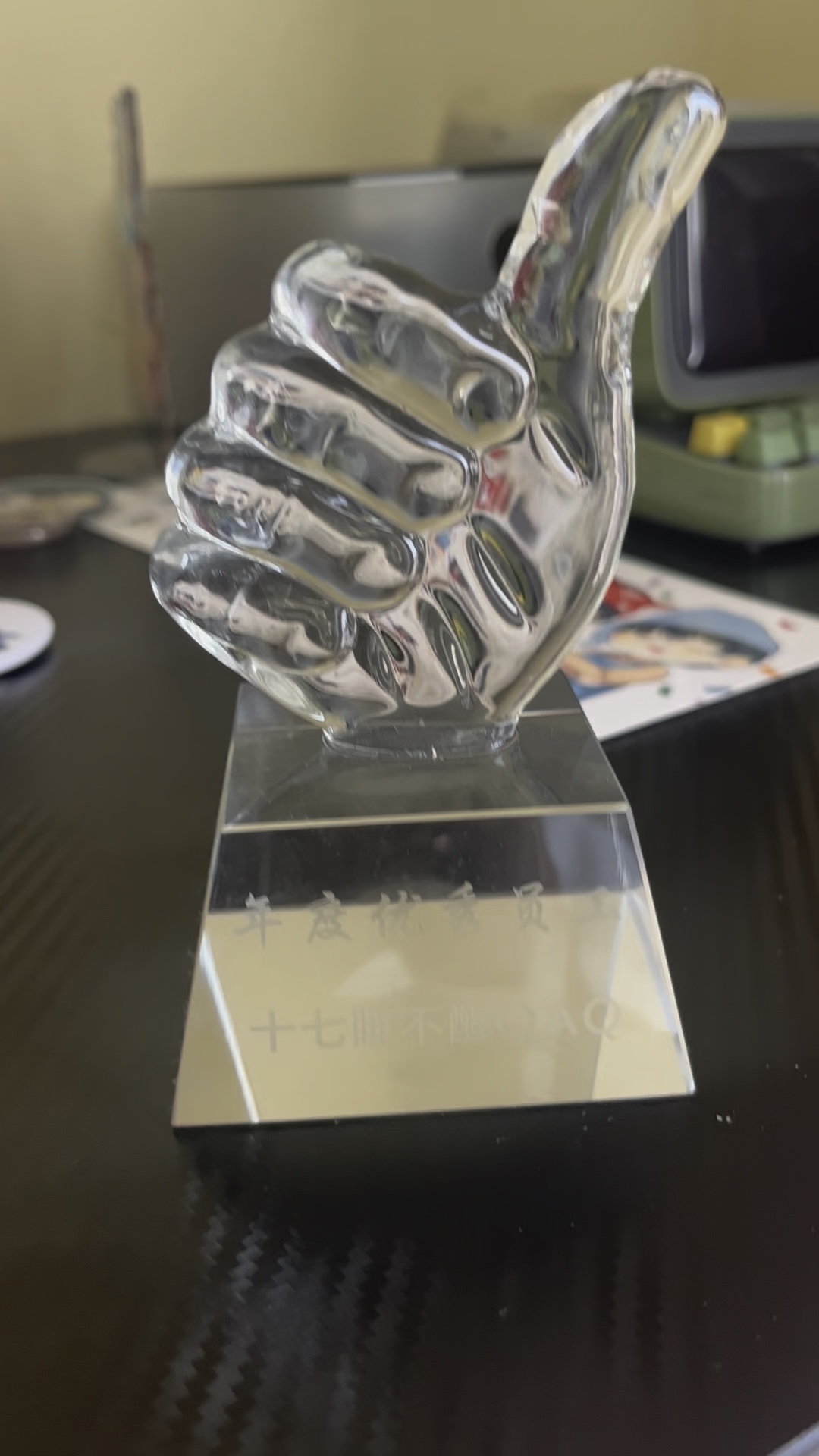 25级老将和提督专属定制荣誉老将真菌子奖杯 摆在家里非常的有面子 上