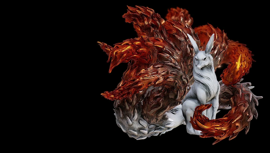 nomad建模九尾狐