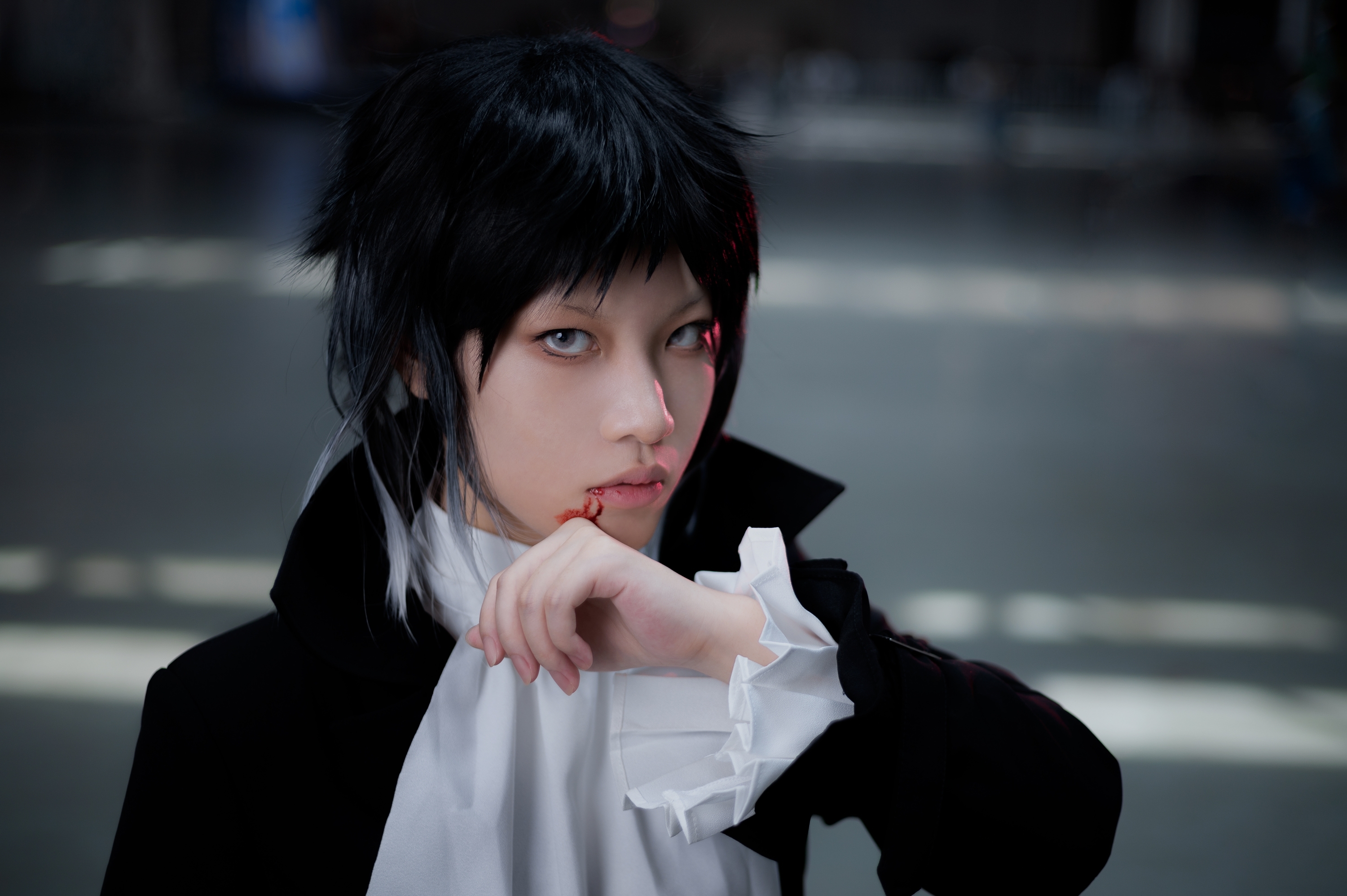 cosplay场照芥川龙之介 太宰治|《文豪野犬》出镜:芥川龙之介/黑巧