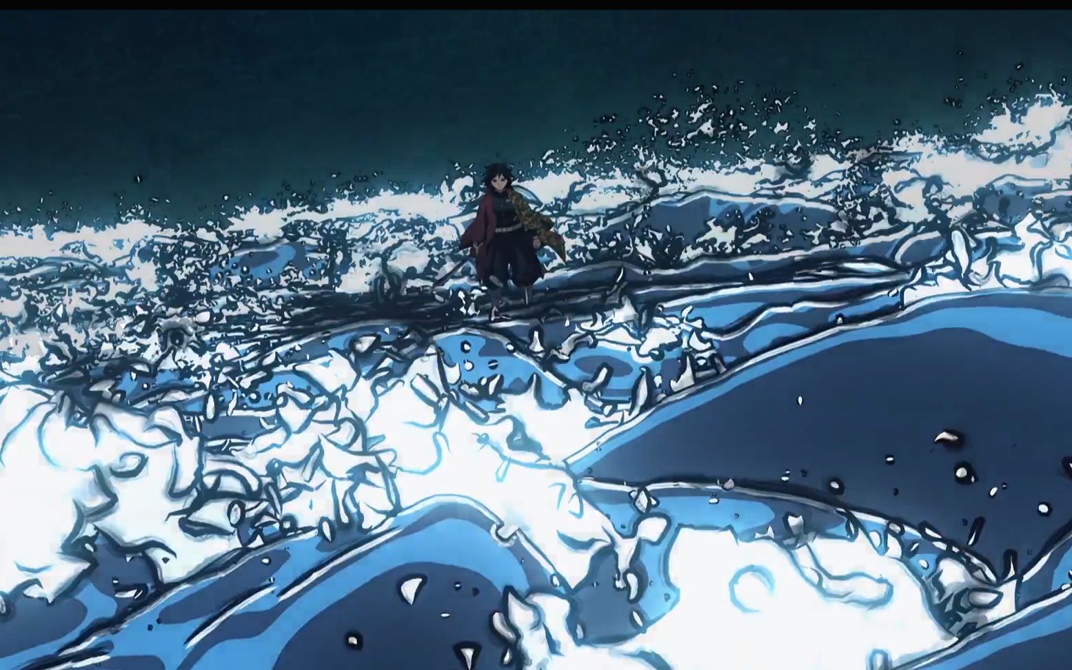 【鬼灭之刃/前方高帅/义勇】水之呼吸 拾壹之型 凪_哔哩哔哩 (゜-゜)