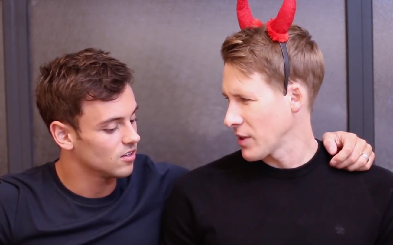 (bl中文字幕)夫夫 呆呆&兰兰 基凸♂ 万圣节装扮 tom daley&lance