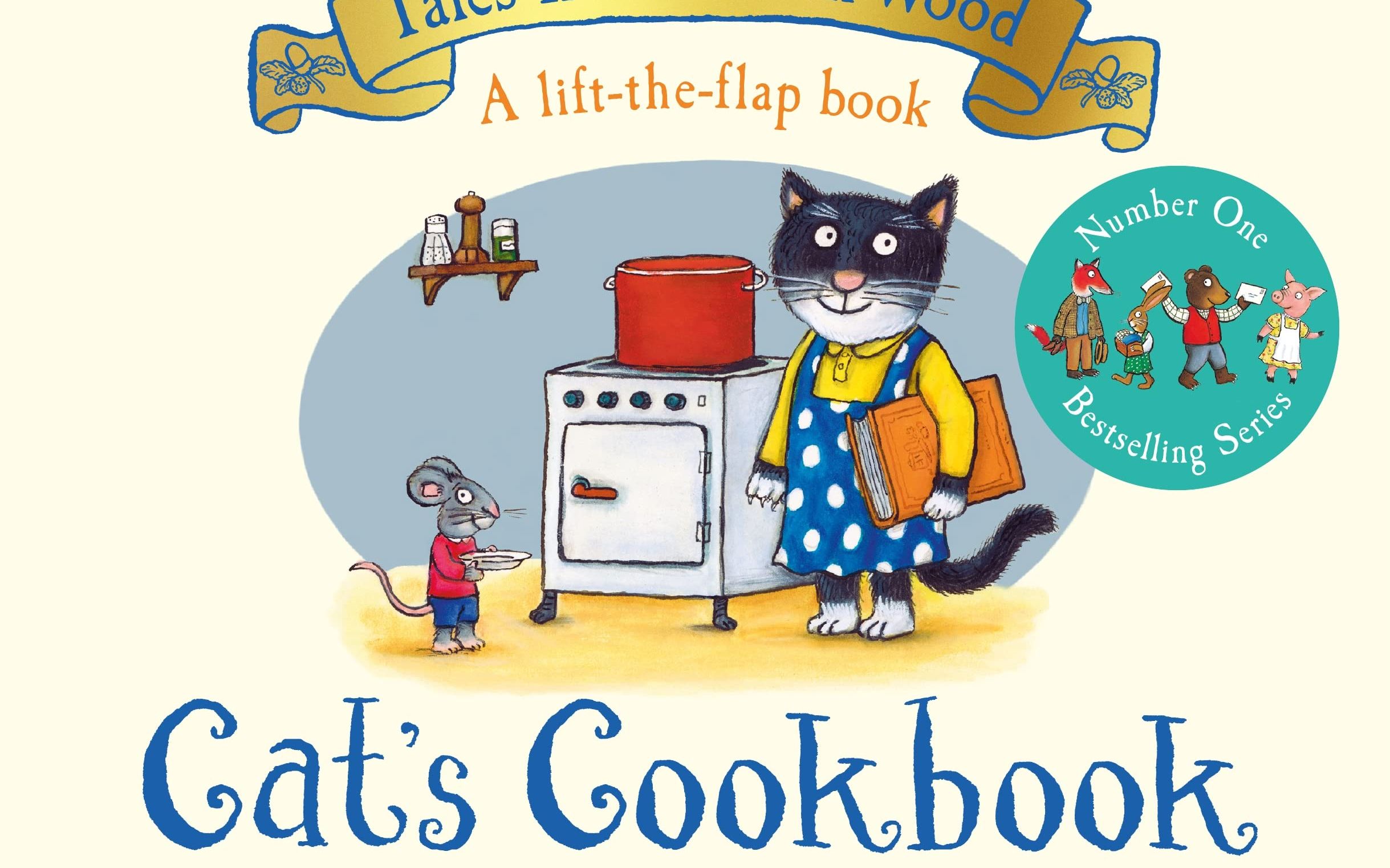 [图]【英语】《橡树林故事集之小猫的食谱 Tales From Acorn Wood: Cat's Cookbook》儿童英语绘本故事