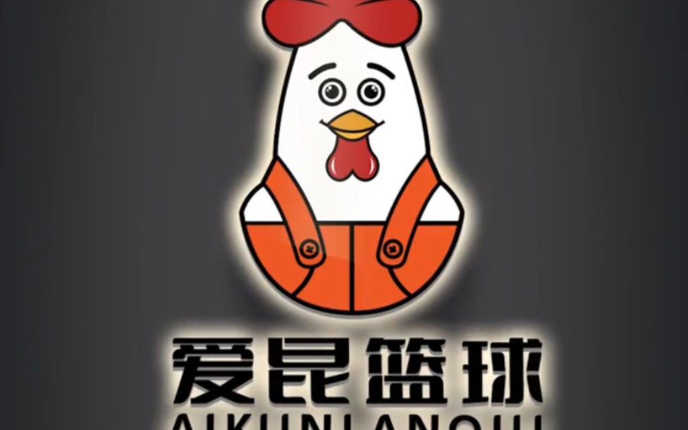 篮球和鸡融合的创意logo,是不是觉得鸡你太美哔哩哔哩bilibili