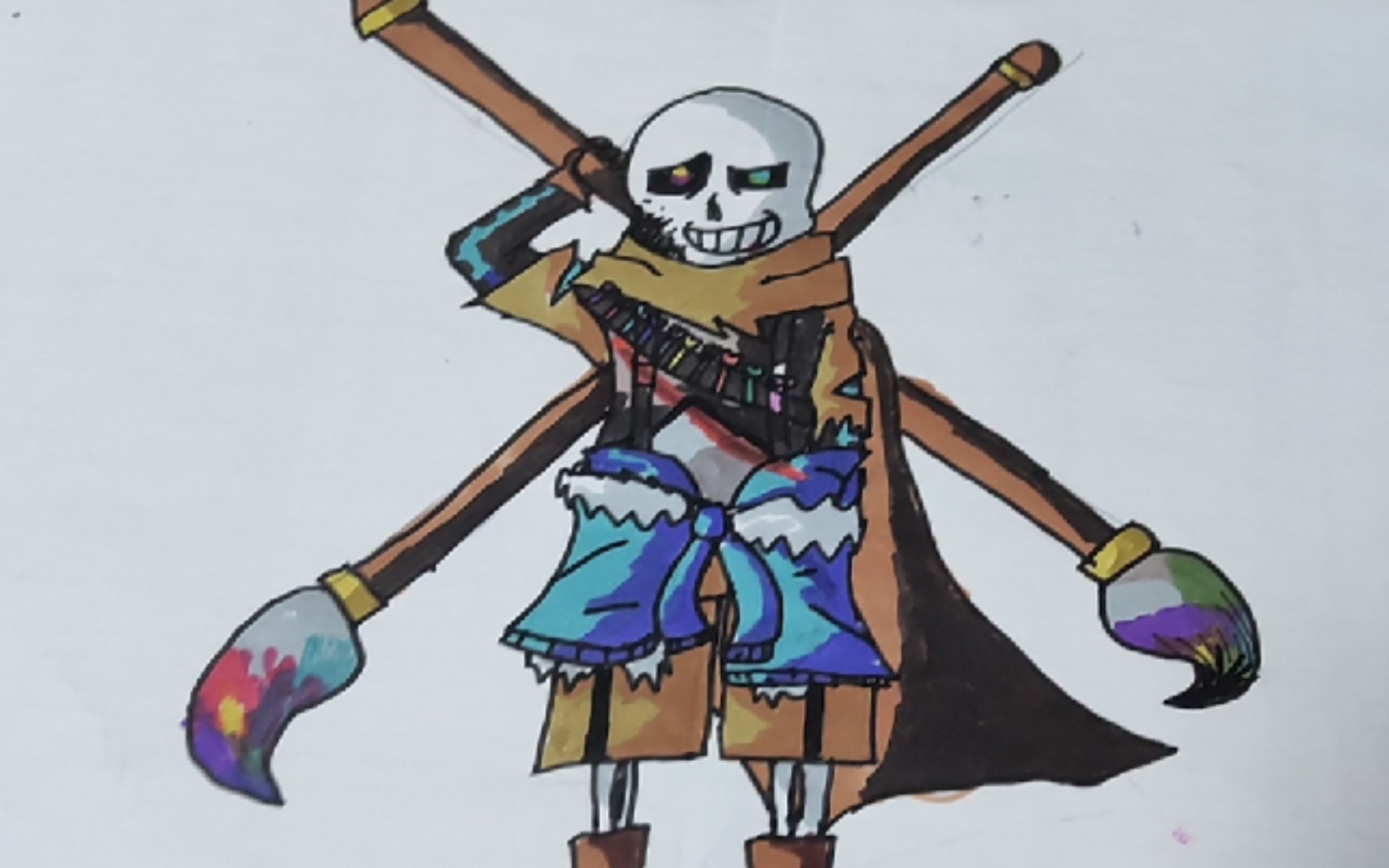 绘画inksans教程(一个垃圾小学生教你们画画)_哔哩哔哩_bilibili