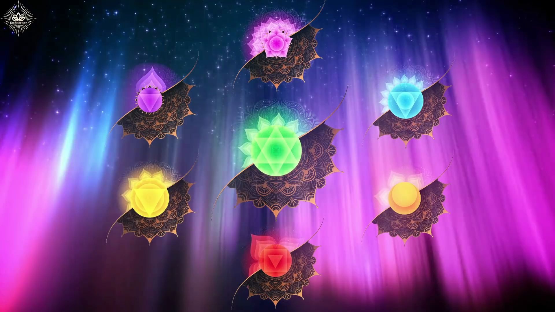 脉轮音乐30一次开启全脉轮海底轮脐轮太阳轮心轮喉轮眉心轮顶轮脉轮