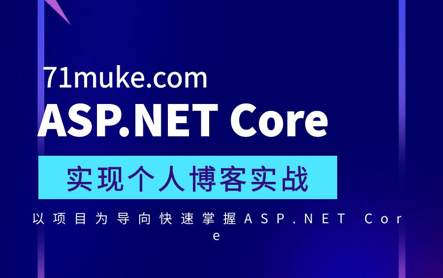 ASP.NET Core实战开发个人博客(零基础到实战)哔哩哔哩bilibili