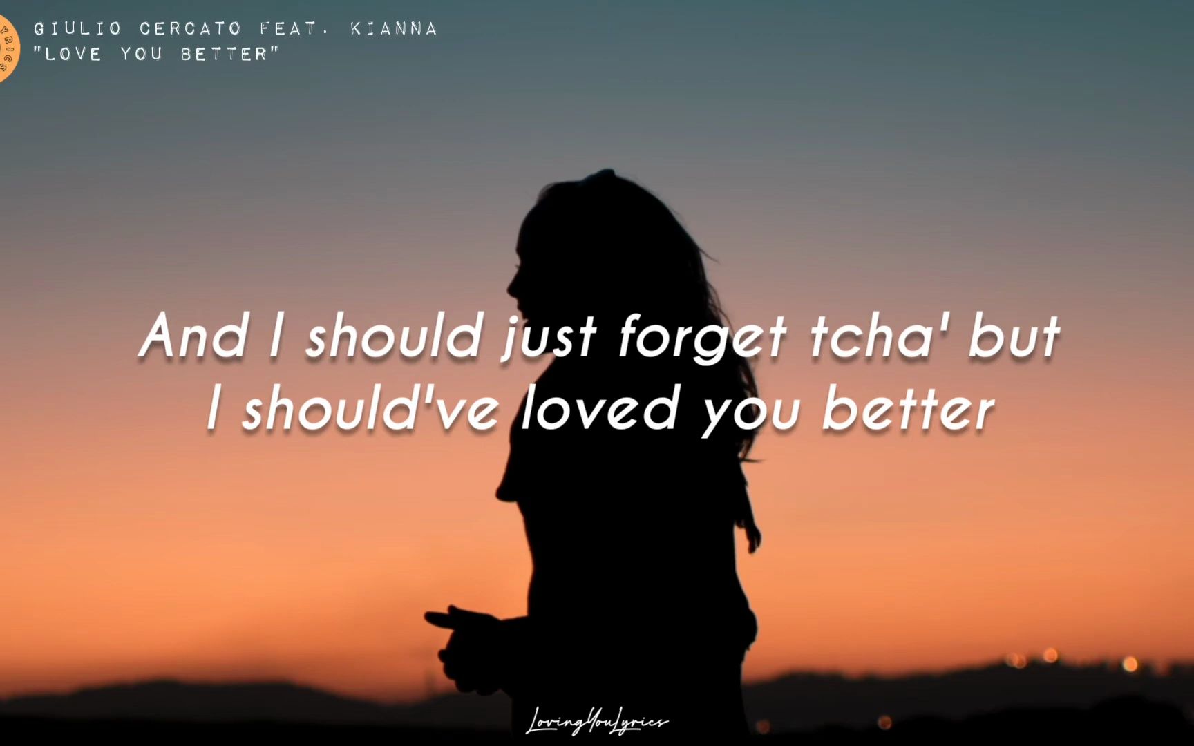 [图]Giulio Cercato feat. Kianna - Love You Better (Lyrics)