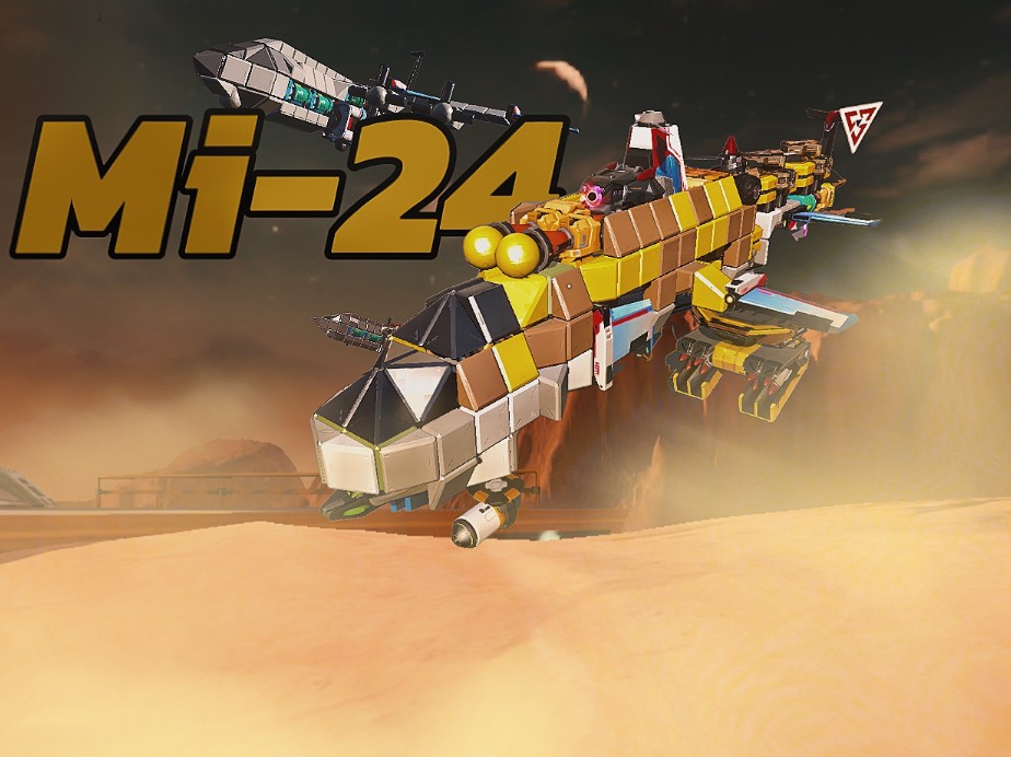 苏联经典直升机--米24"雌鹿"在重装上阵的不完美复刻
