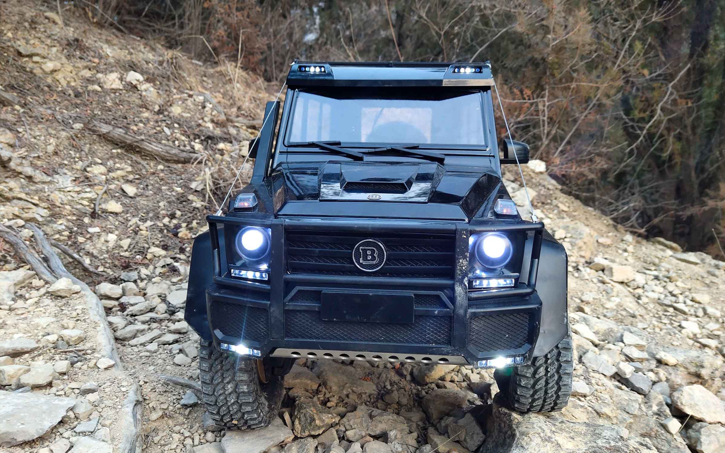 km奔驰巴博斯g5504x405换895有刷电机