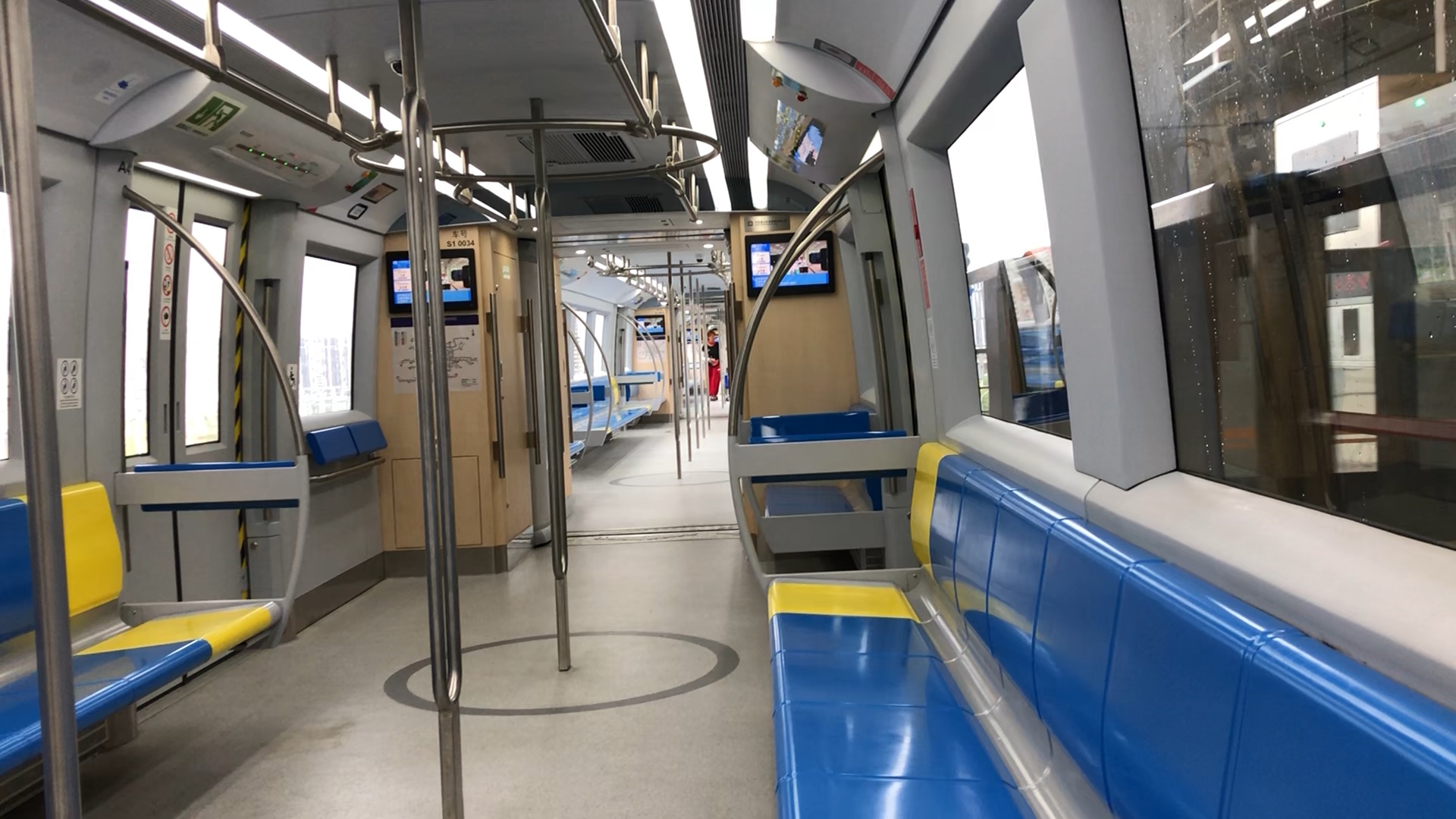 北京地铁s1线运行视频