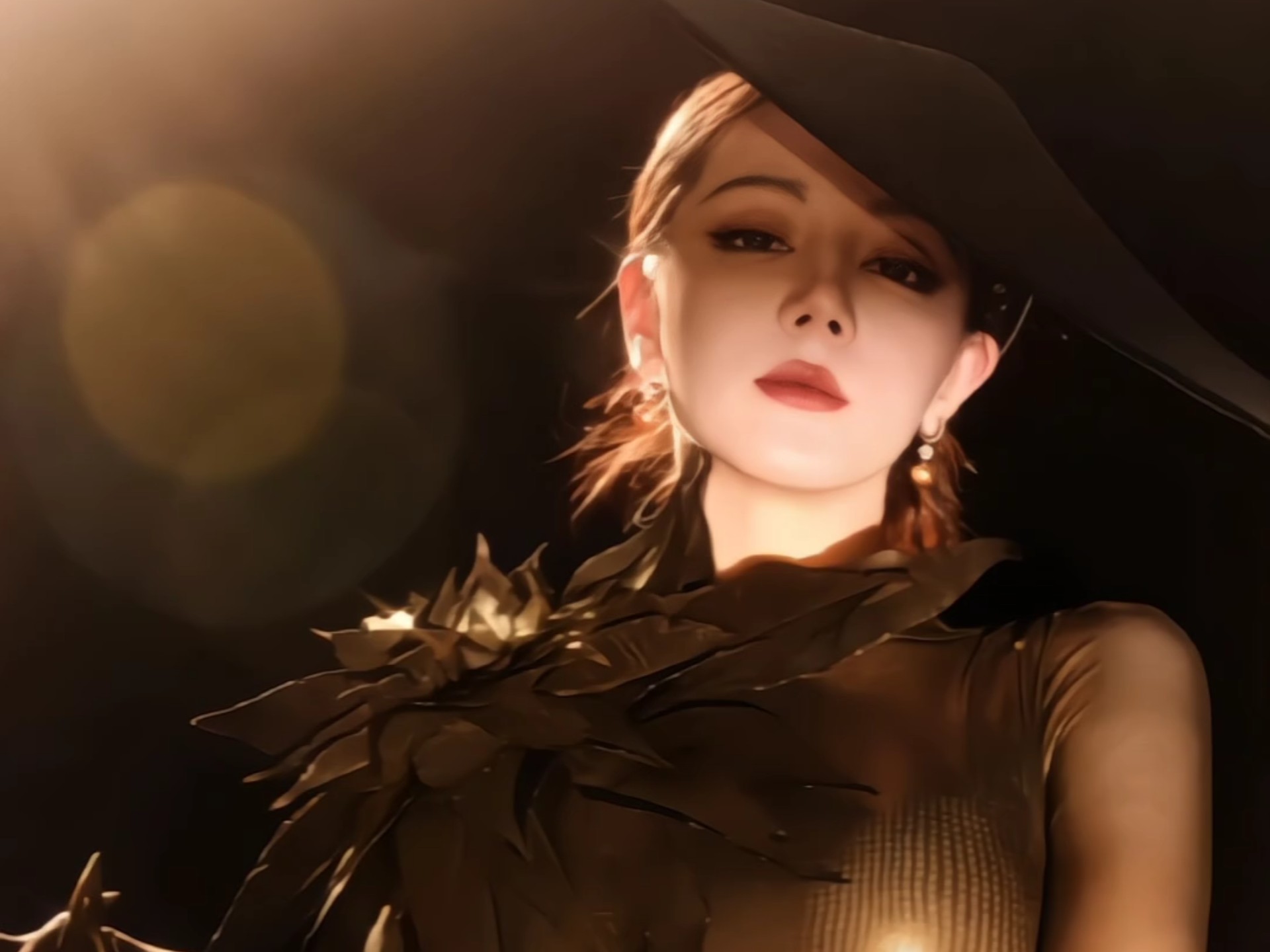 迪丽热巴鎏金女爵造型时尚感十足,怪不得满屏热搜,太美了,太女王了