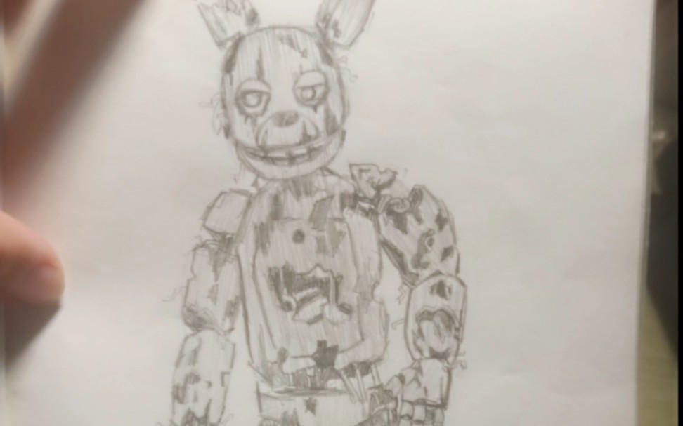 【fnaf】画一只弹簧陷阱