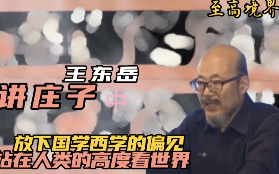 [图]（中）王东岳讲庄子，放下国学西学偏见，站在人类高度领悟更大智慧