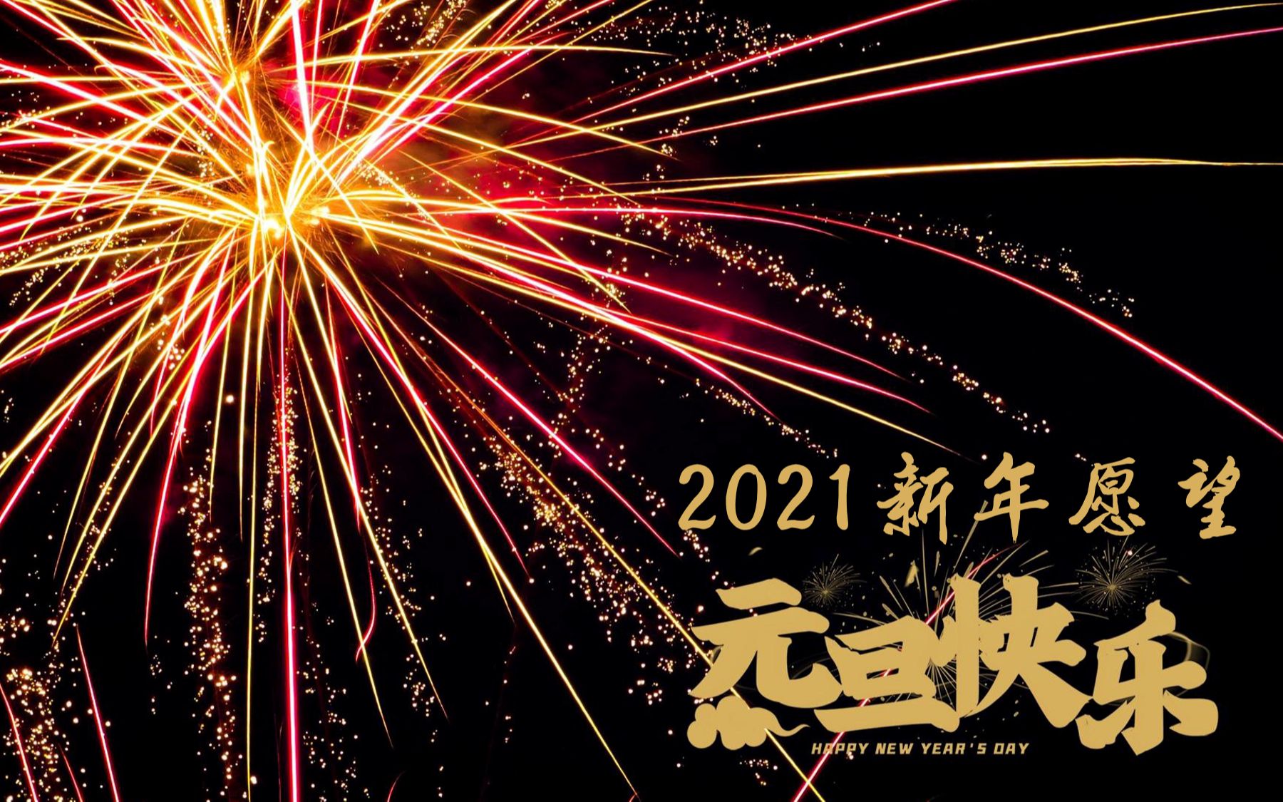 活动作品2021的新年愿望
