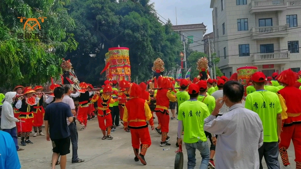 10月3日湛江吴川李屋重光游神,出游赵屋,康皇,关帝,金轮共聚一堂哔哩哔哩bilibili