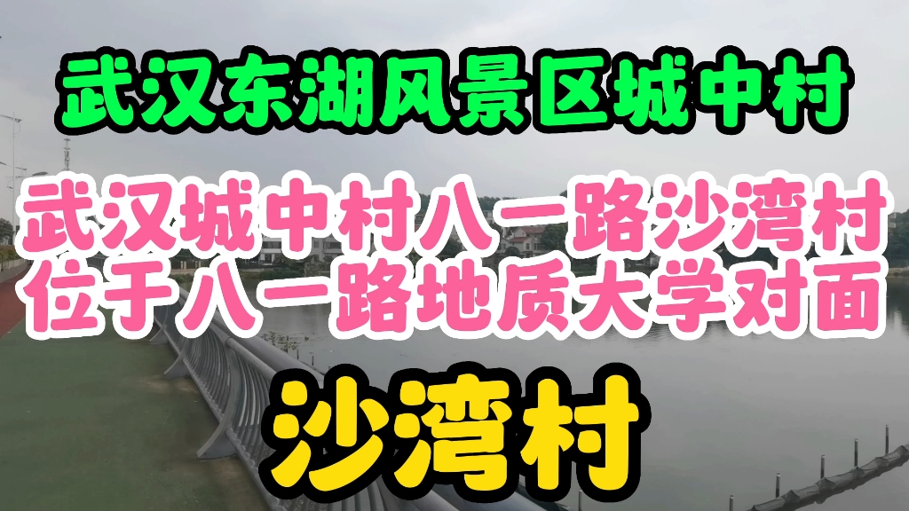 武汉城中村之沙湾村位于东湖风景区旁八一路地质大学对面哔哩哔哩bilibili