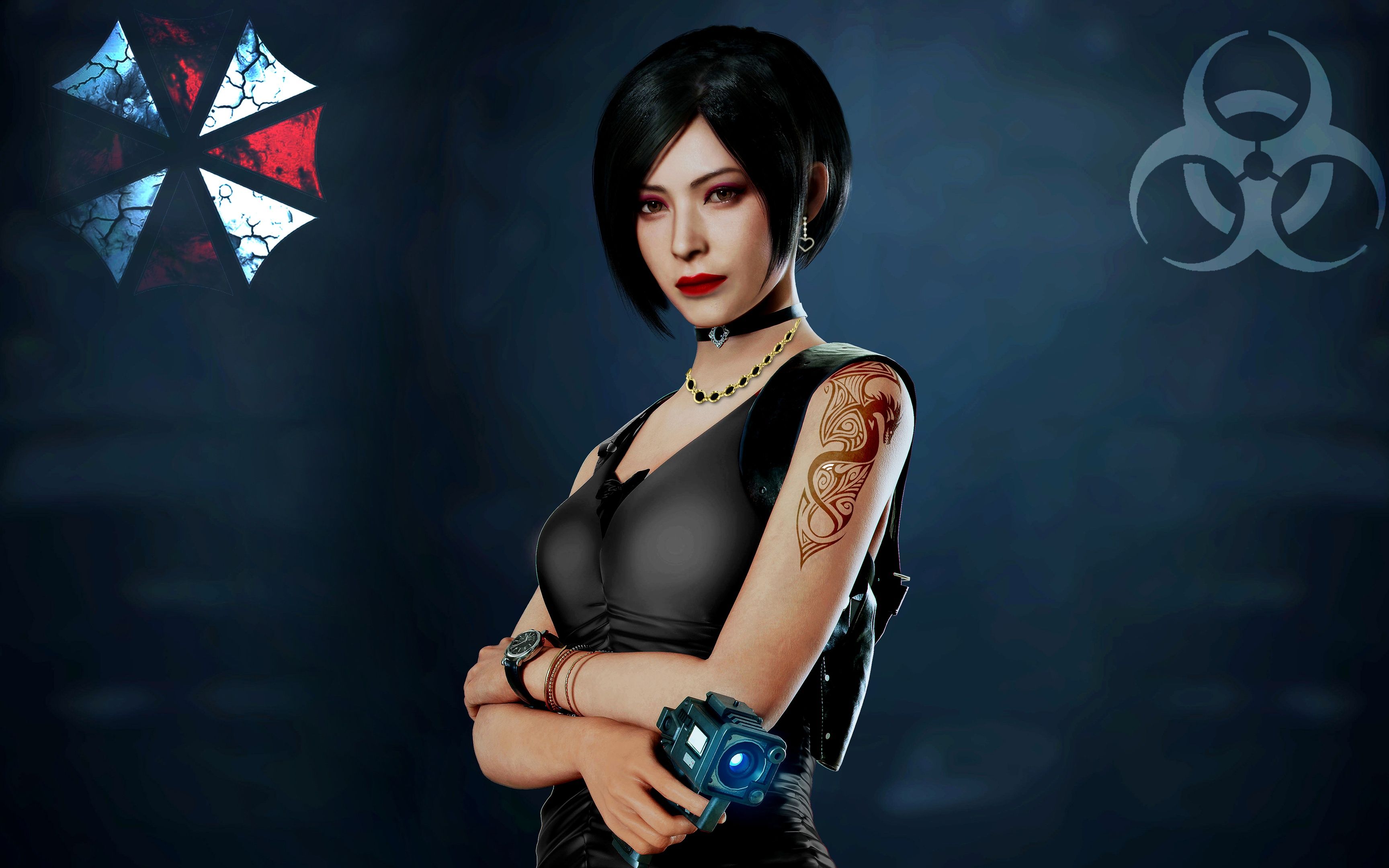 生化危机2:艾达身穿性感连体露背毛衣,太顶了吧