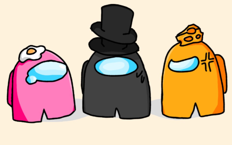 (among us logic绘画过程)稳固的三角(?