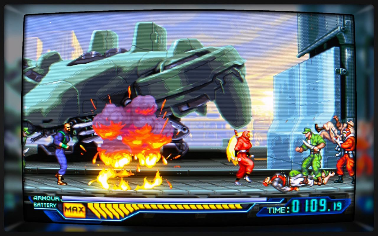 复古像素游戏《忍者武士: 战士归来》,增加反射边框滤镜