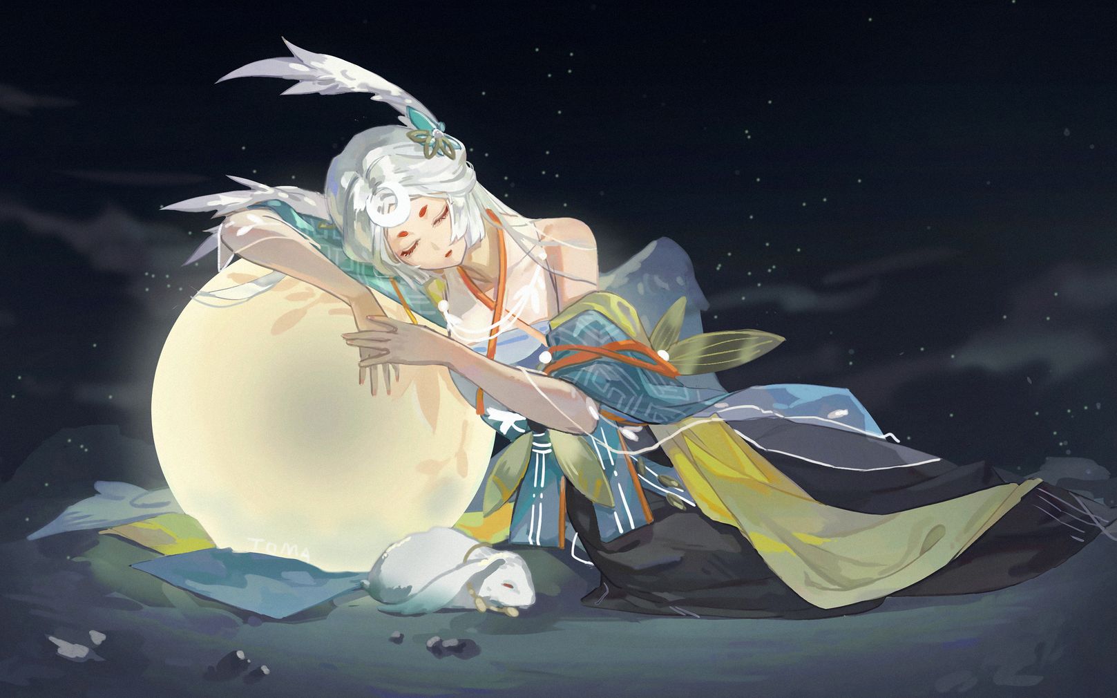 【摸了】【yys】因幡辉夜姬【画图记录e.10】