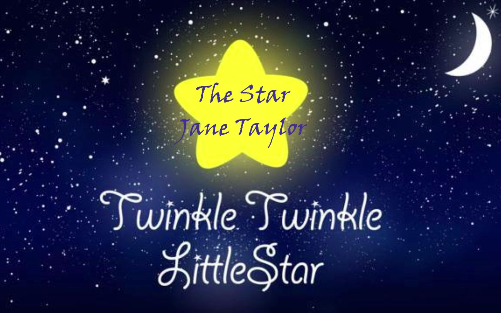 [图]【英诗朗诵】The Star/Twinkle Twinkle Little Star（英音）