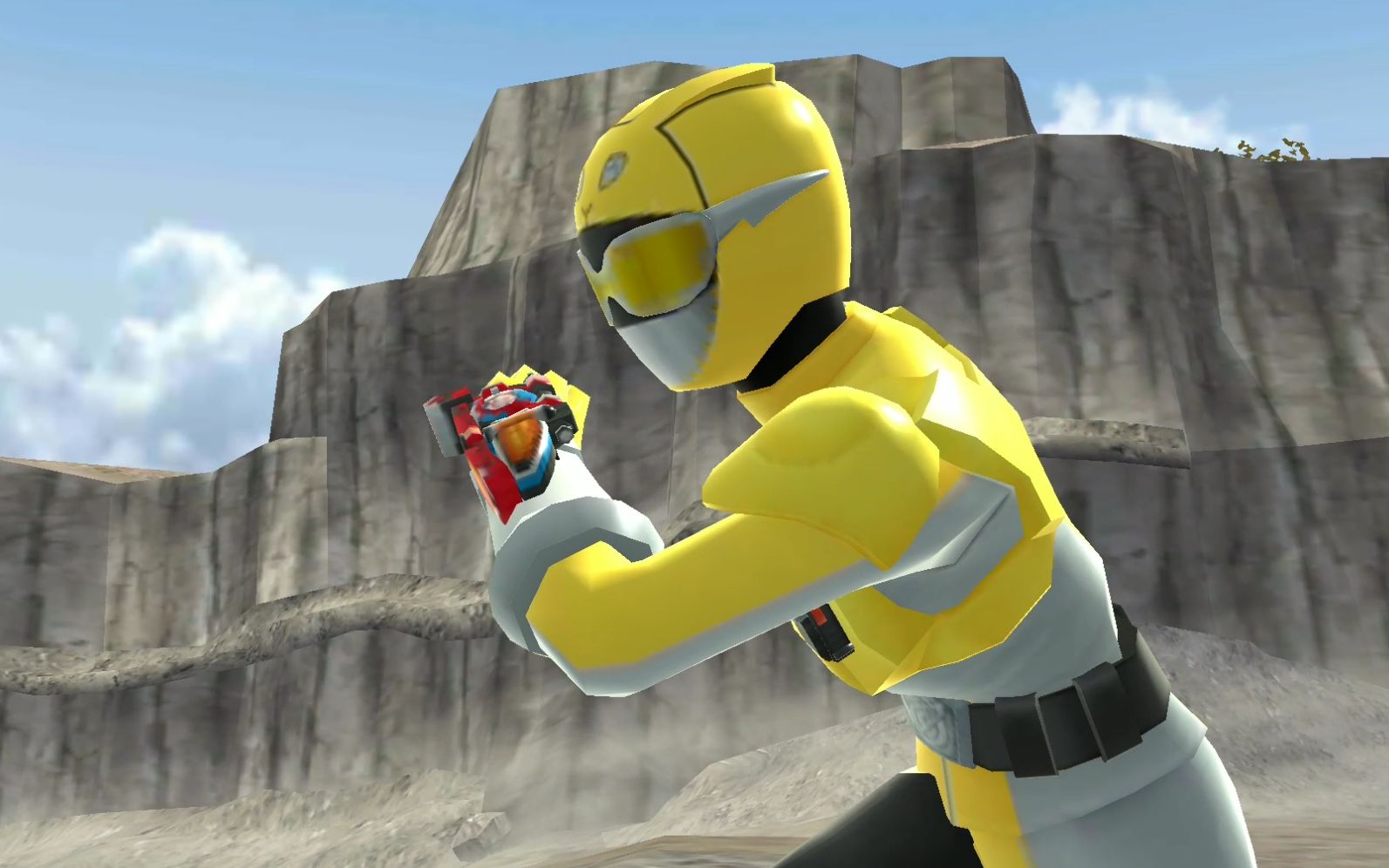 超级战队传奇战队 特命战队 超级yellow buster必杀技