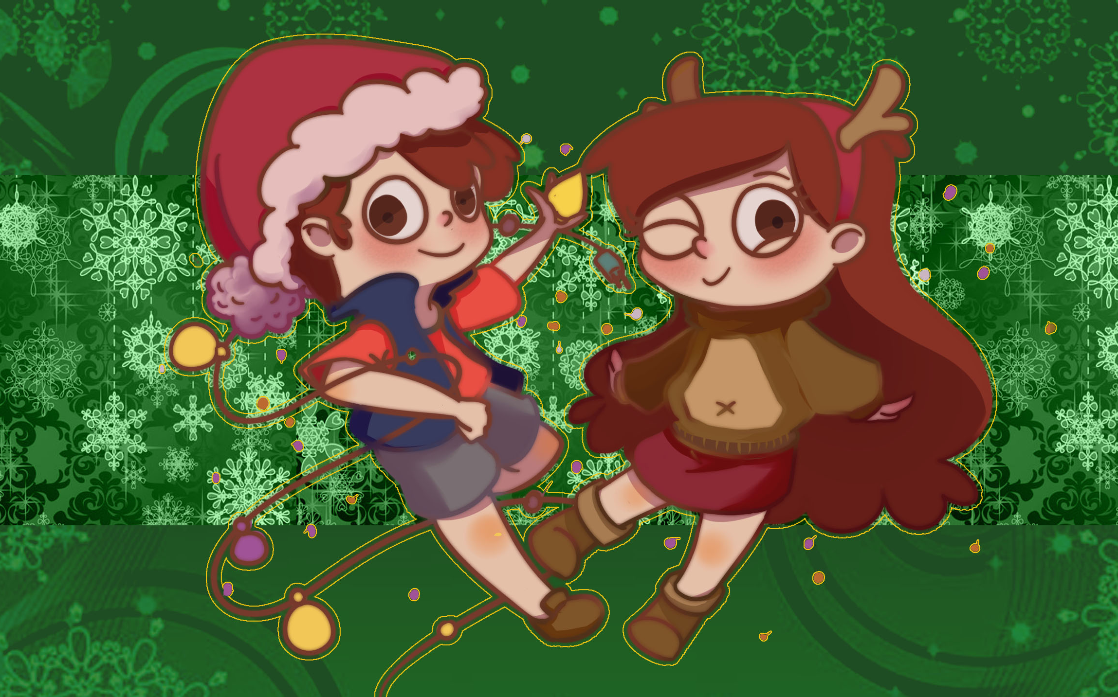 怪诞小镇bill的圣诞略魔性