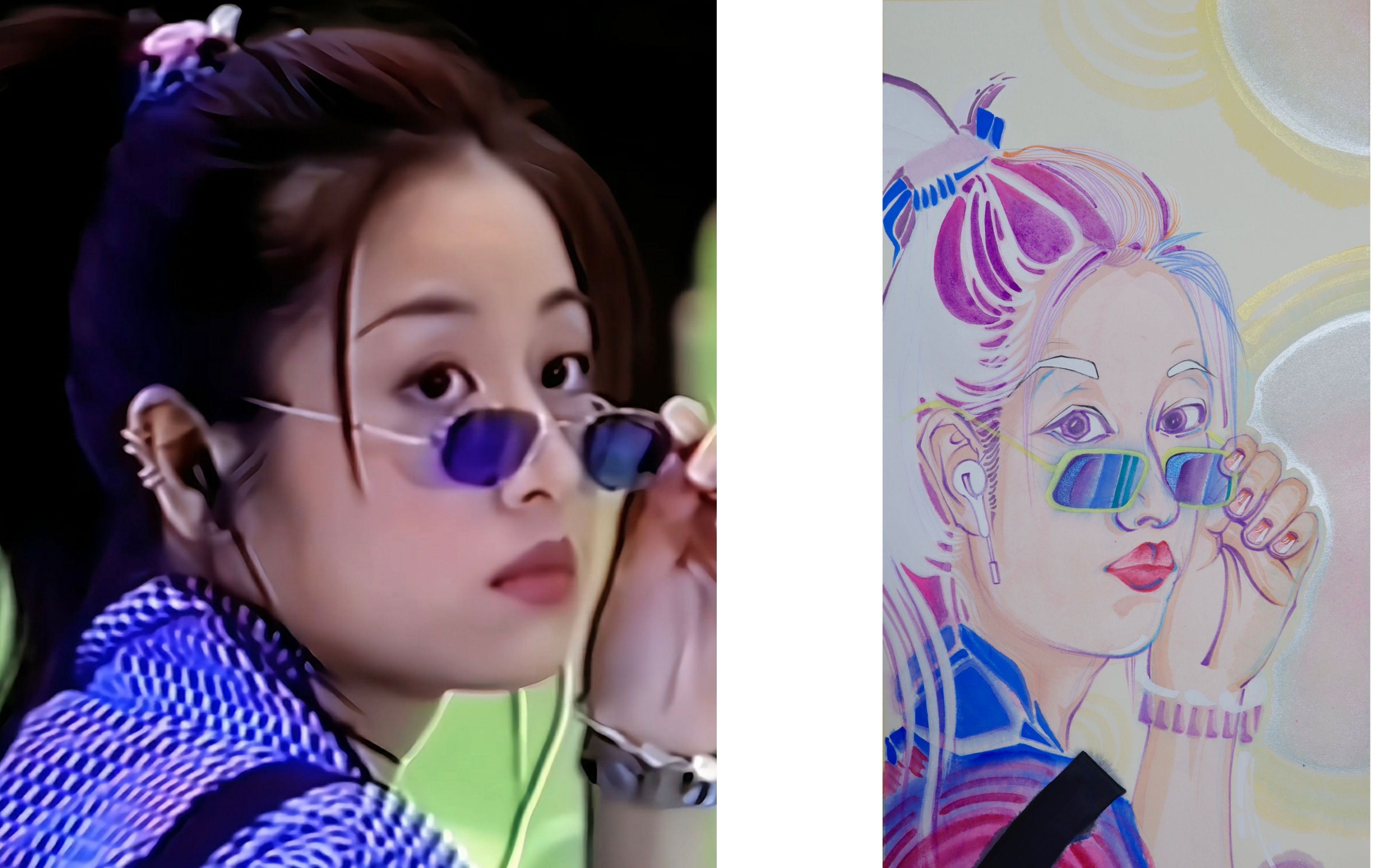 人物肖像画之——年轻的林心如!有人看吗嘤嘤嘤