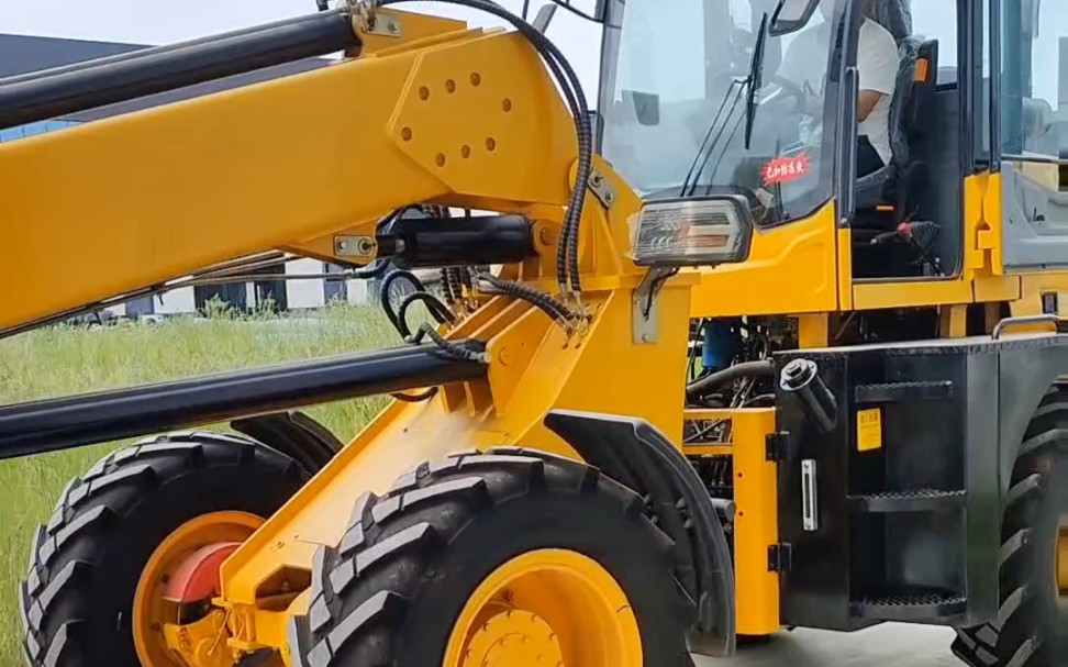 多功能伸缩臂装载机#大臂可伸缩的铲车