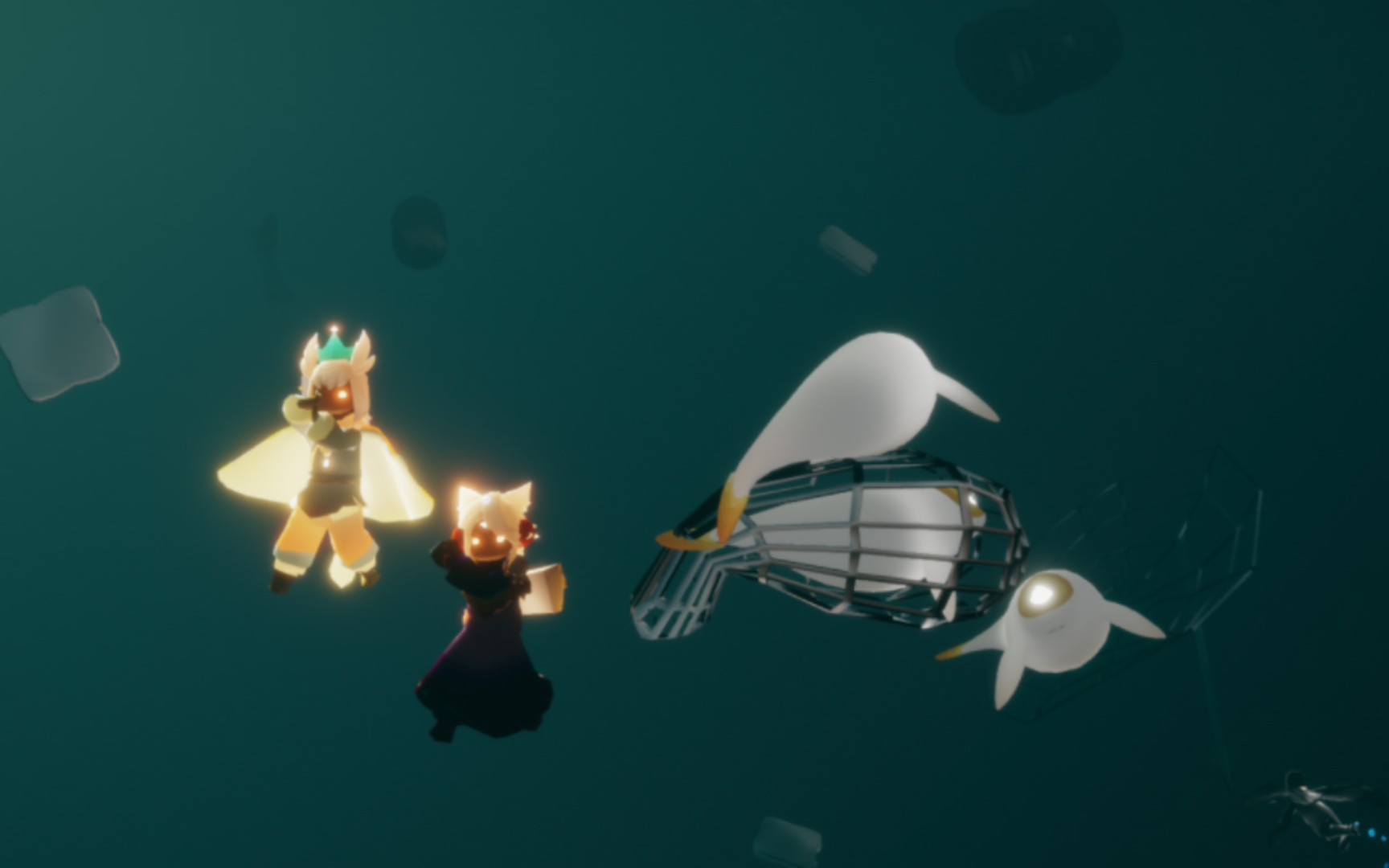 【光遇(测试服)】海洋日拯救被困海豚